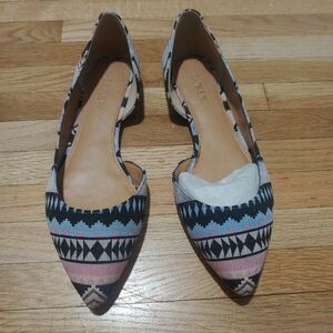 J. Crew Women's Patterned Flats - Multicolor / Size 8
